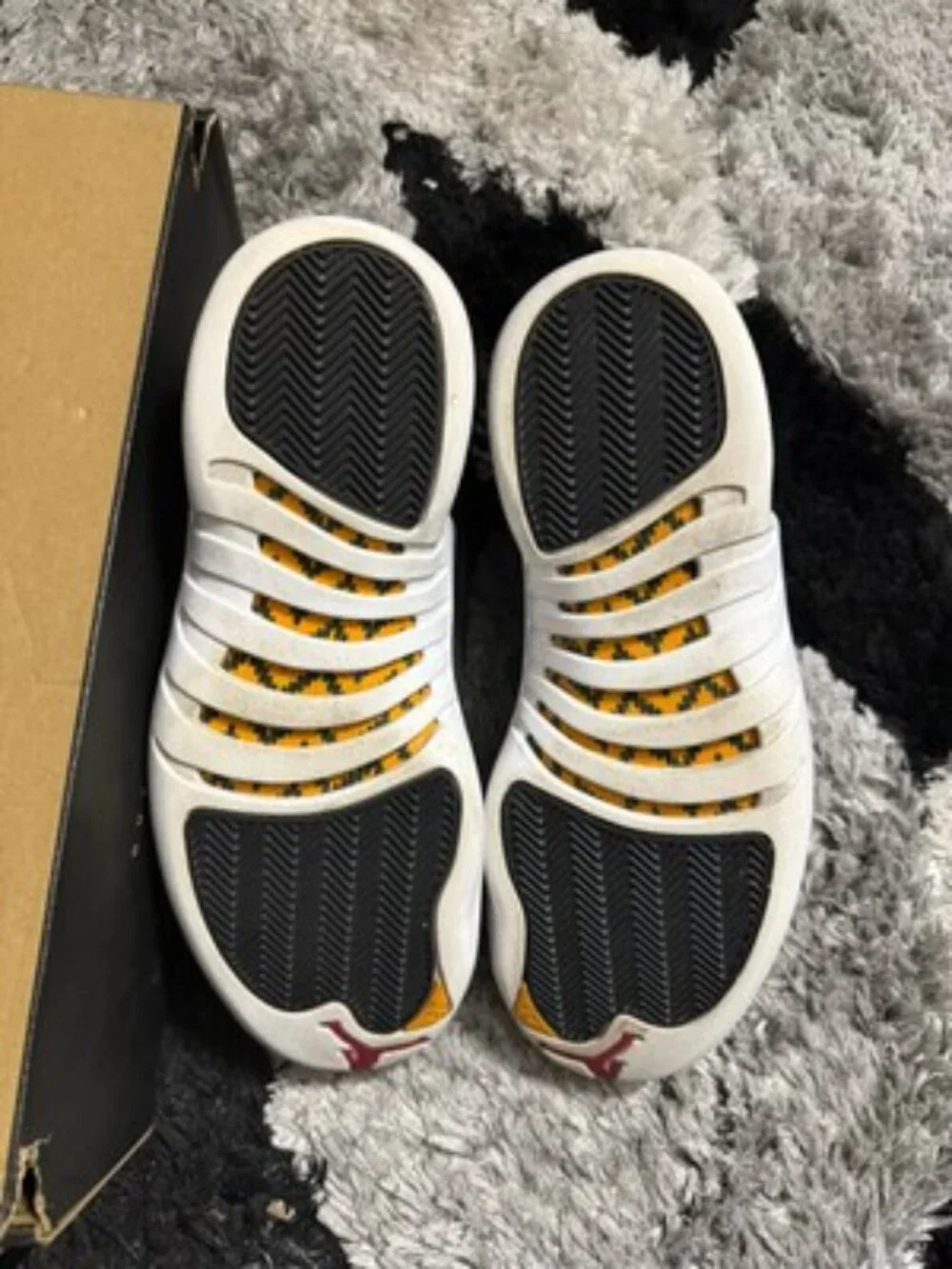 Air Jordan 12 Reverse Taxi 2019 130690-017 Sz 11